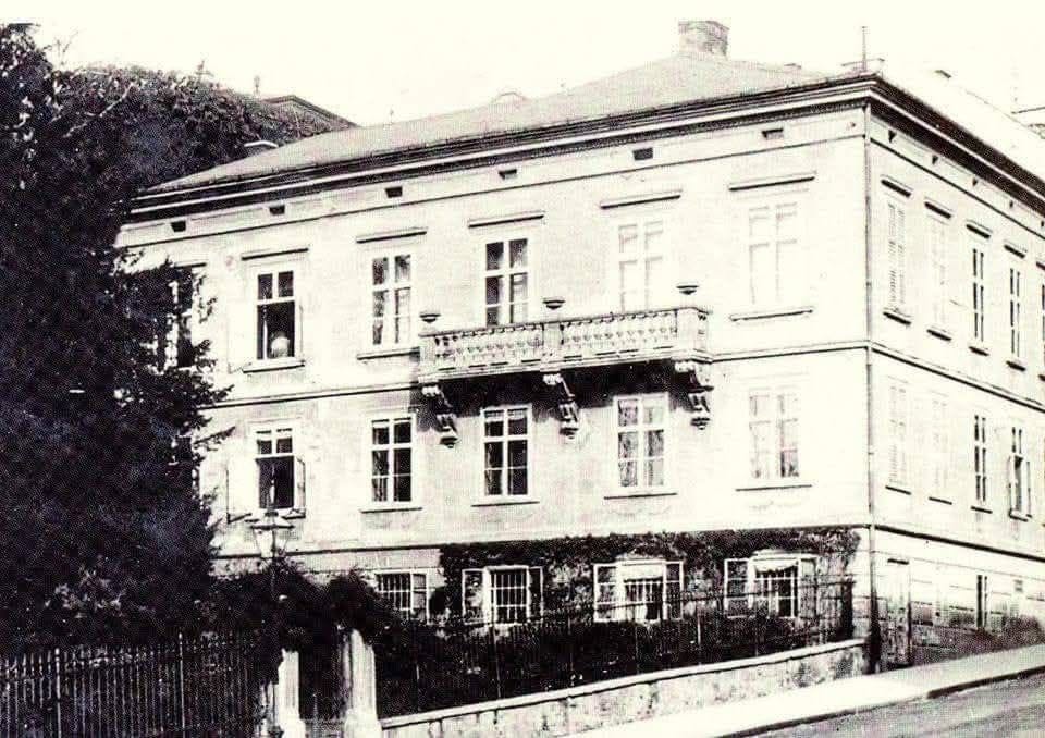 Mesnička ulica. Palača Pongratz 1865. godine